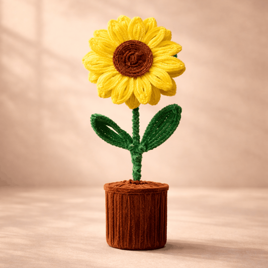 Beautiful Big Size Sunflower Pot