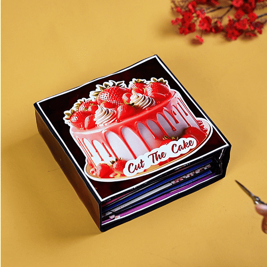 Personalized “Cut the Cake” Photo Album for Dad