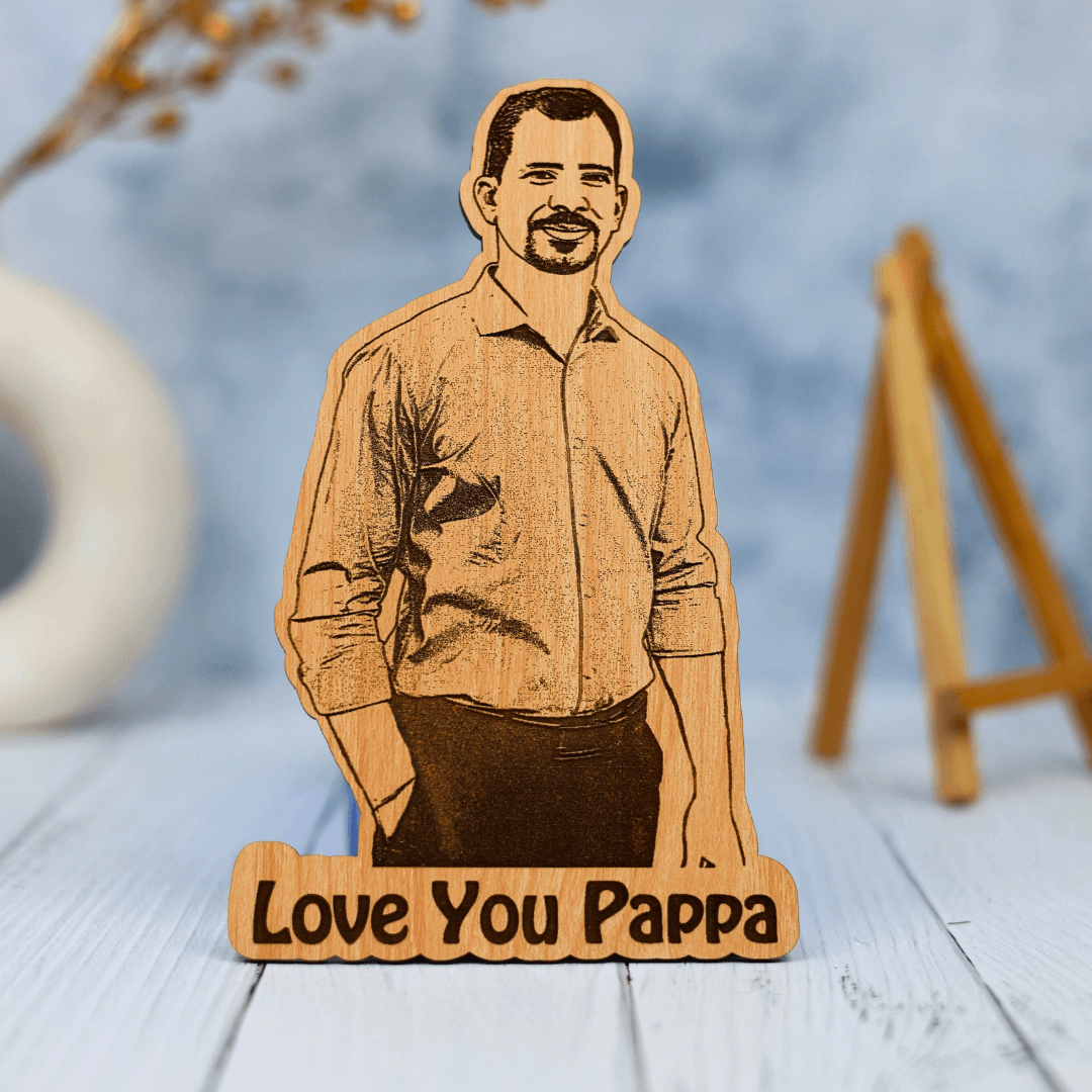 Love You Pappa Photo Standy