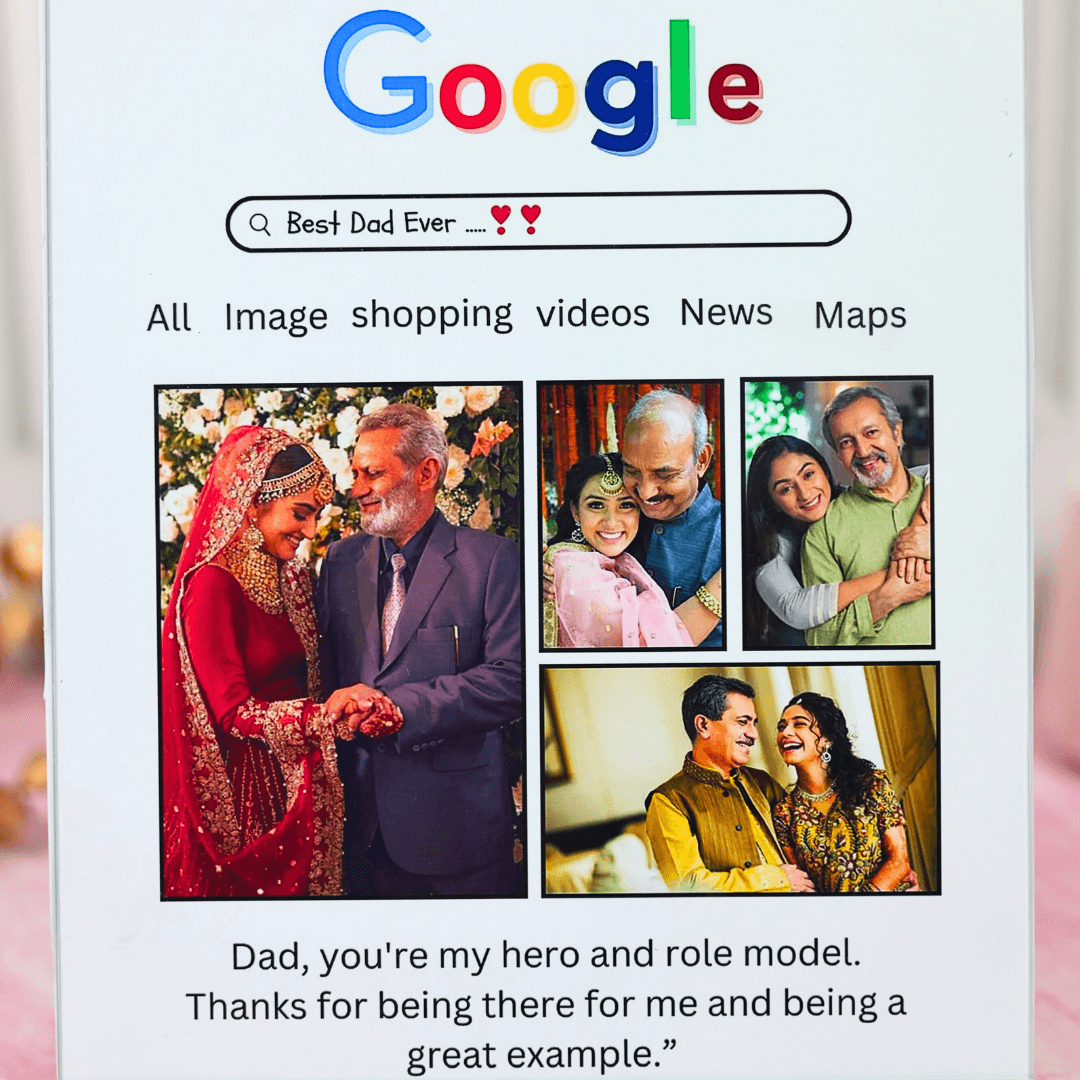 Google Search Frame For Father's Day