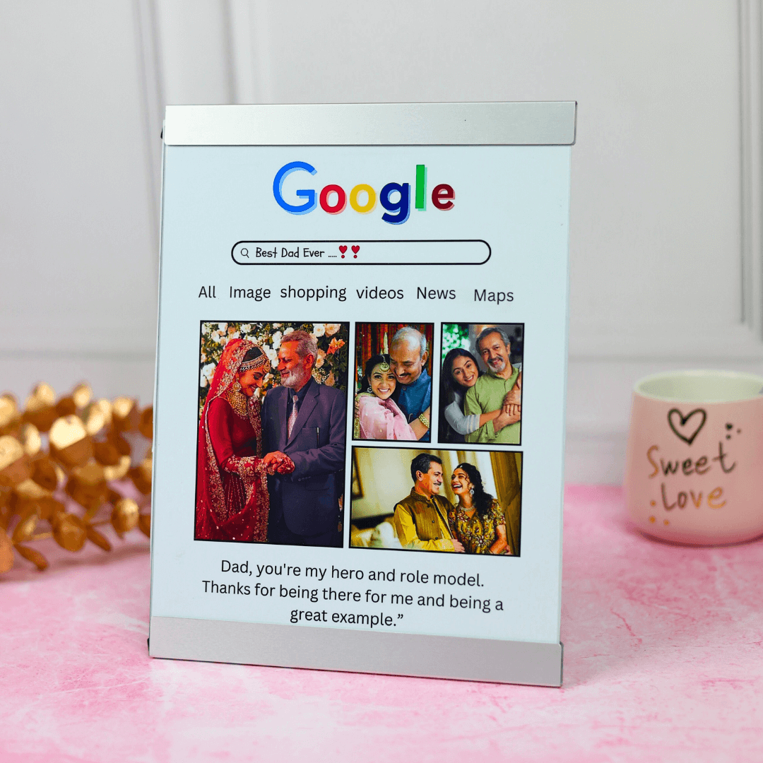 Google Search Frame For Father's Day