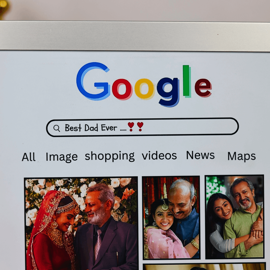 Google Search Frame For Father's Day