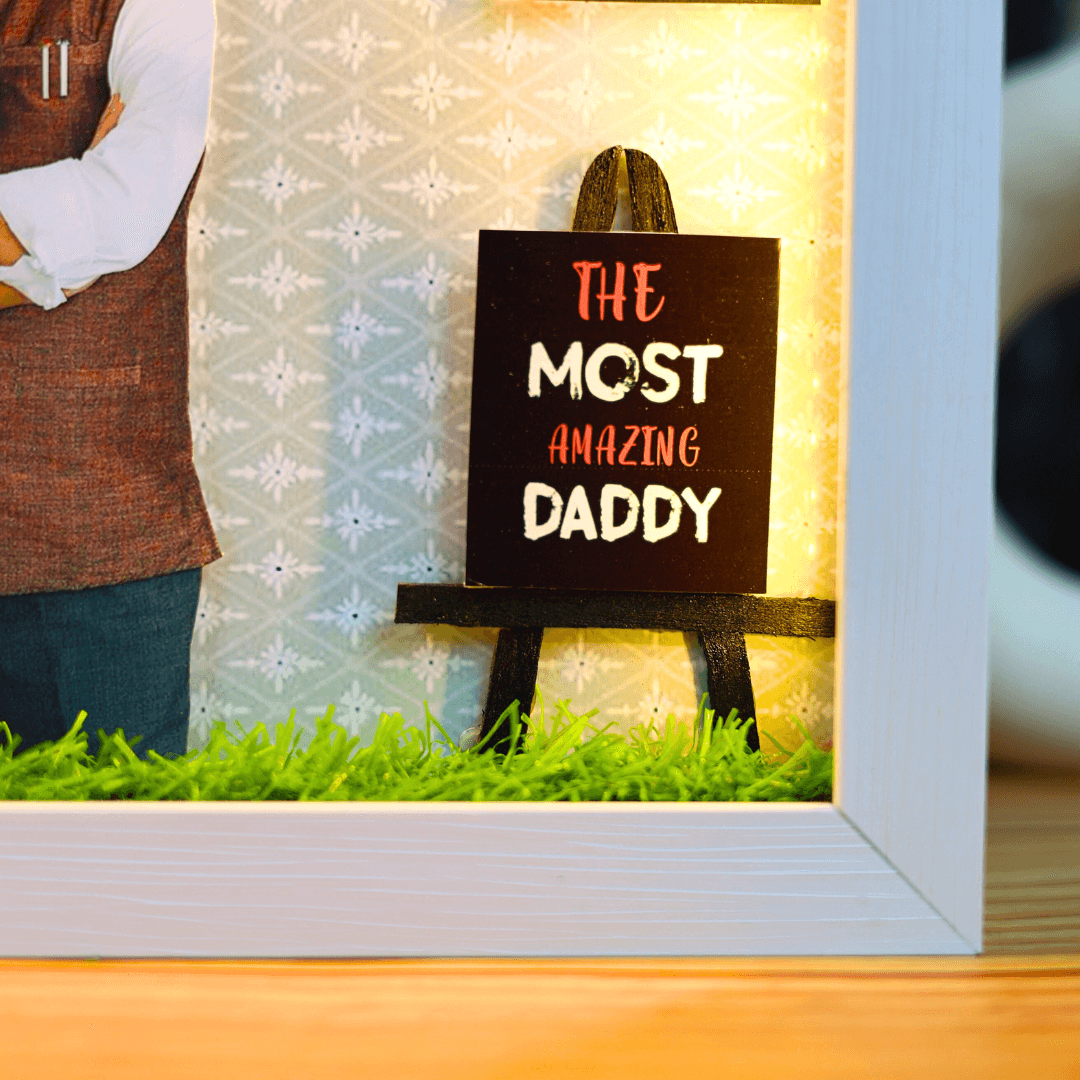 Cutest 3D Miniature Frame For Father's Day