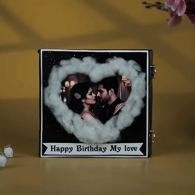Personalised Birthday LED Photo Album