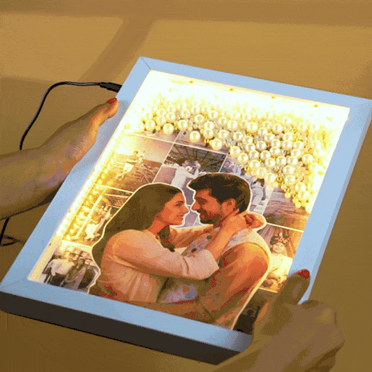 Aesthetic LED Floating Pearl Frame