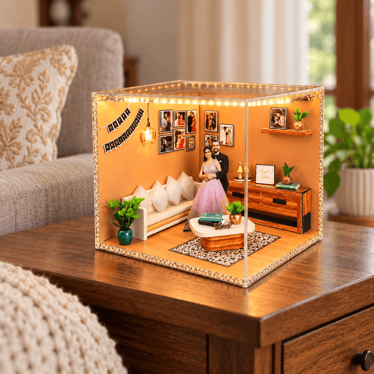 Beautiful Anniversary Special Room Miniature