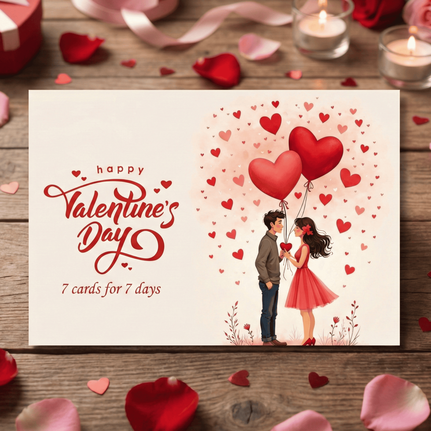7 day 7 cards of Valentine(Free Gift)