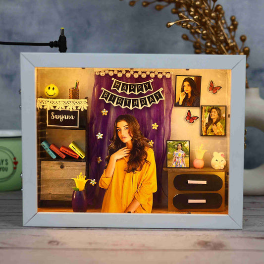 Happy Birthday Miniature Photo Frame