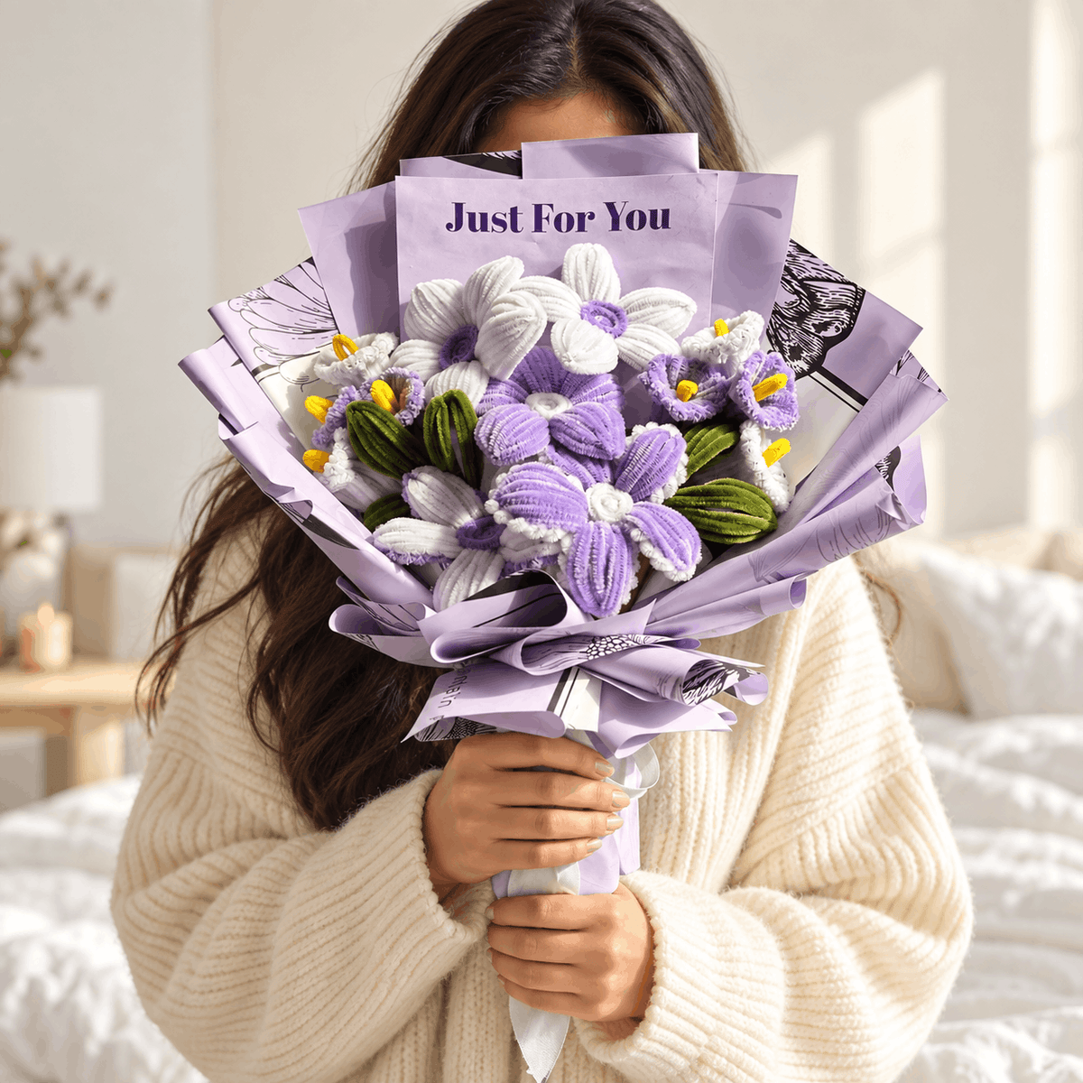 Personalized Handcrafted Flower Bouquet