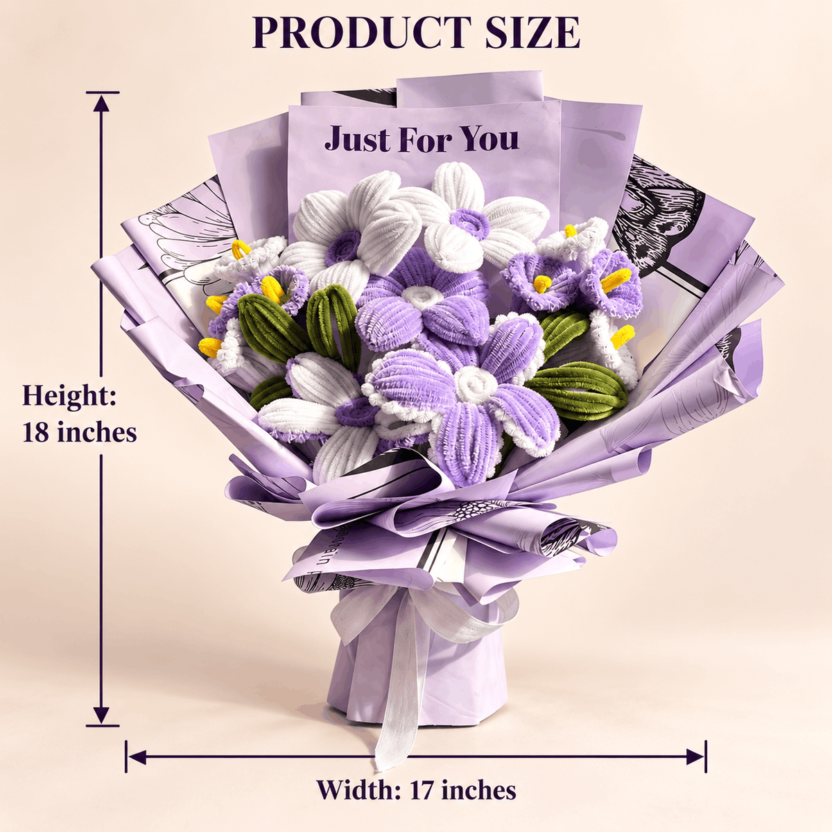 Personalized Handcrafted Flower Bouquet