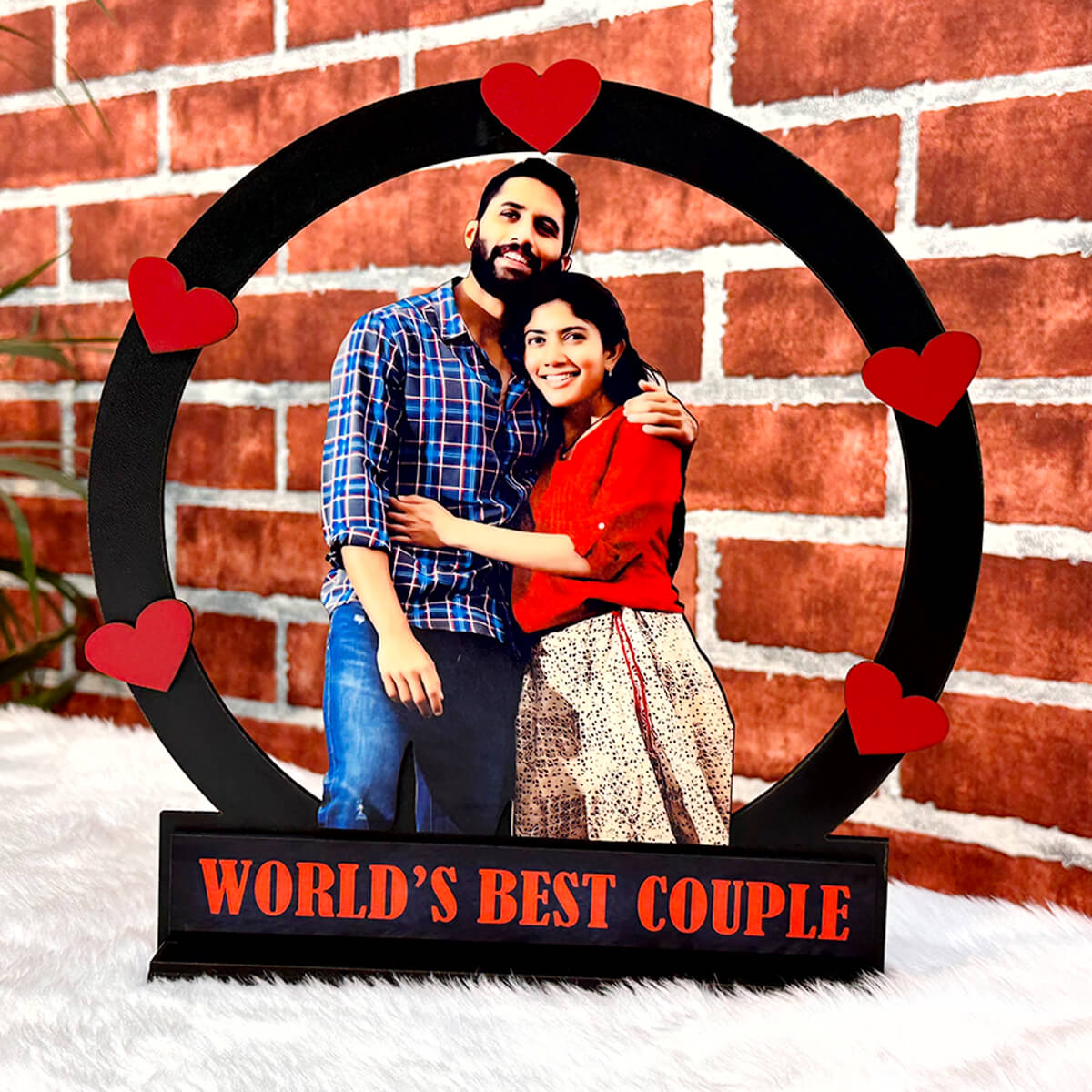 World’s Best Couple Photo Standy