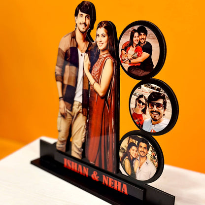 Personalised Photo Standy With Name
