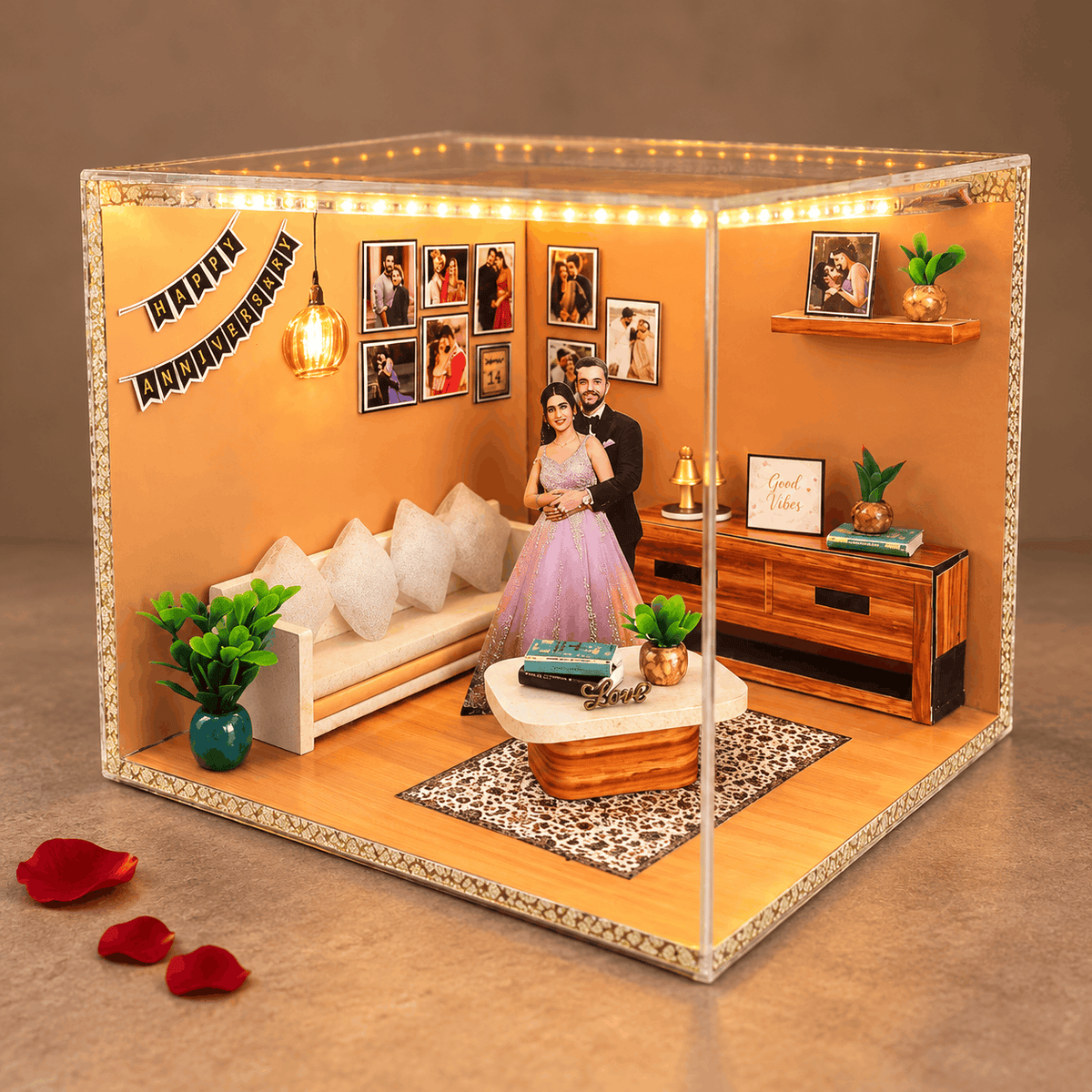 Beautiful Anniversary Special Room Miniature
