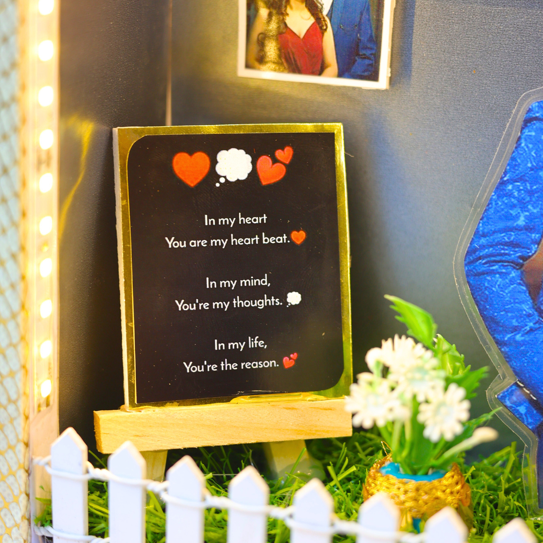 3D Miniature Photo Frame For Love