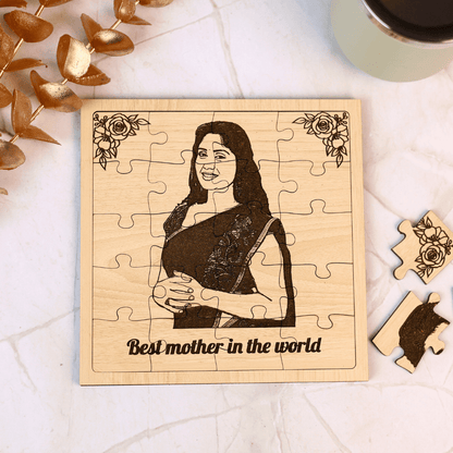 3D Mother's Day Engraved Photo Puzzle