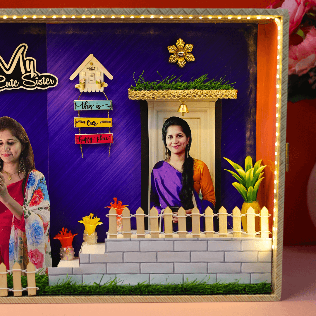 Gorgeous 3D Miniature Frame For Sister