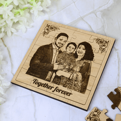 Beautiful Personalized Wooden Puzzle Text