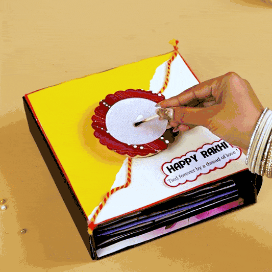 "Burn & Reveal Rakhi" Personalized Photo Album