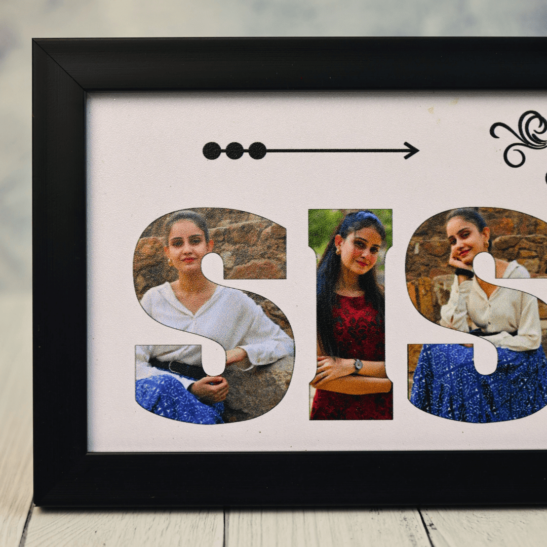 Best Sister Photo Frame (Matte Finish)