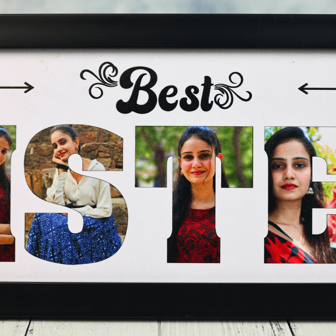 Best Sister Photo Frame (Matte Finish)