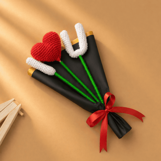 Love You Forever Crochet Bouquet