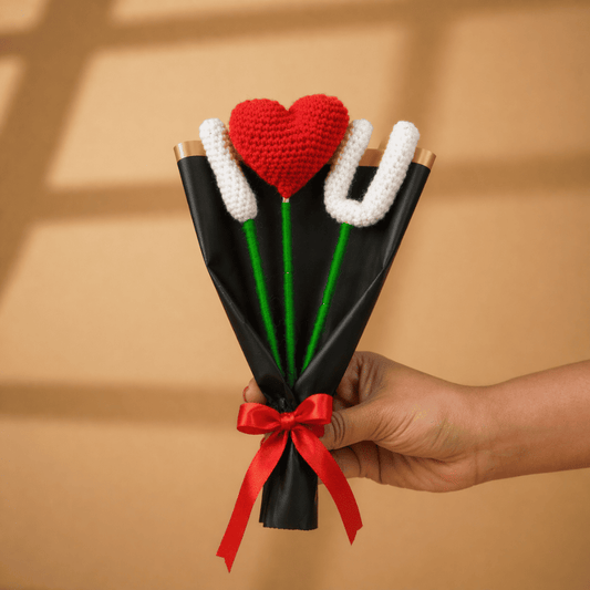 Love You Forever Crochet Bouquet