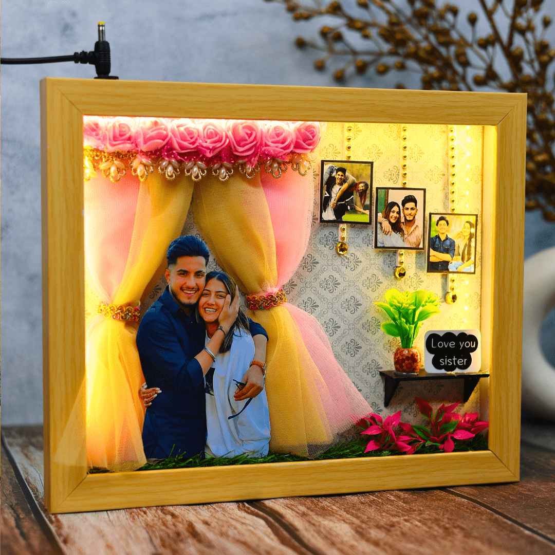 Sibling Spotlight Personalized Miniature Frame