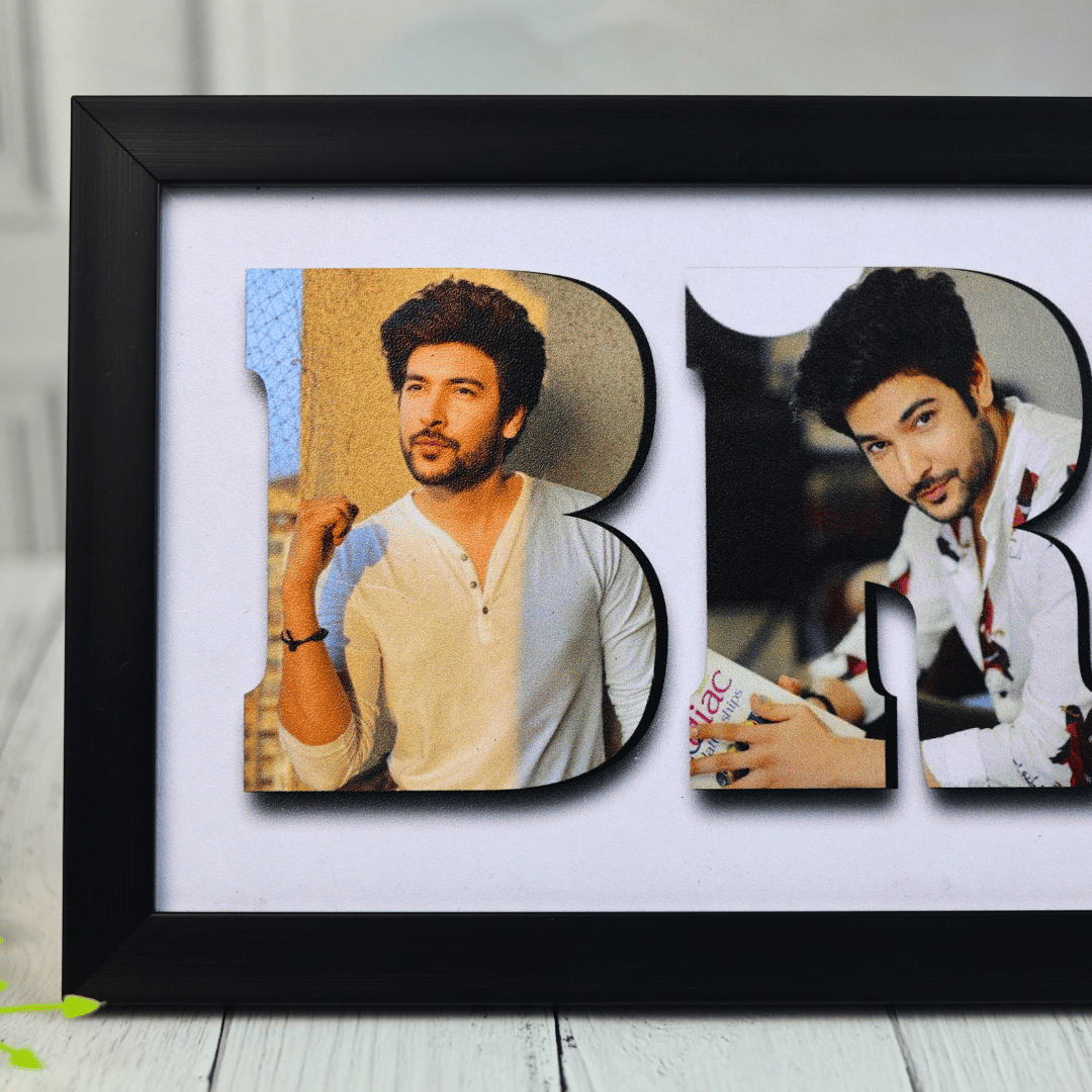 Best Brother Photo Frame (Matte Finish)