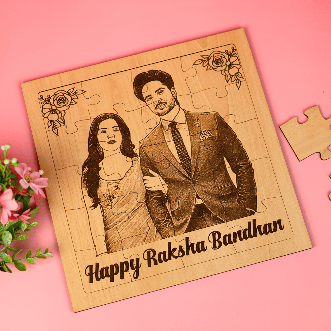 The Perfect Rakhi Gift Puzzle Frame