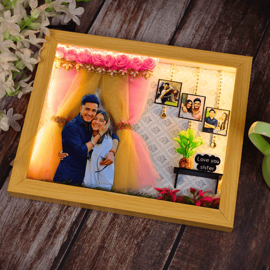 Sibling Spotlight Personalized Miniature Frame