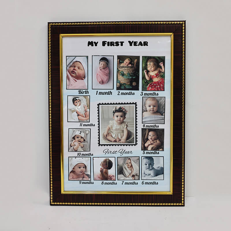 First Year Baby Frame: A Journey of Milestones in Pictures – Loving Crafts