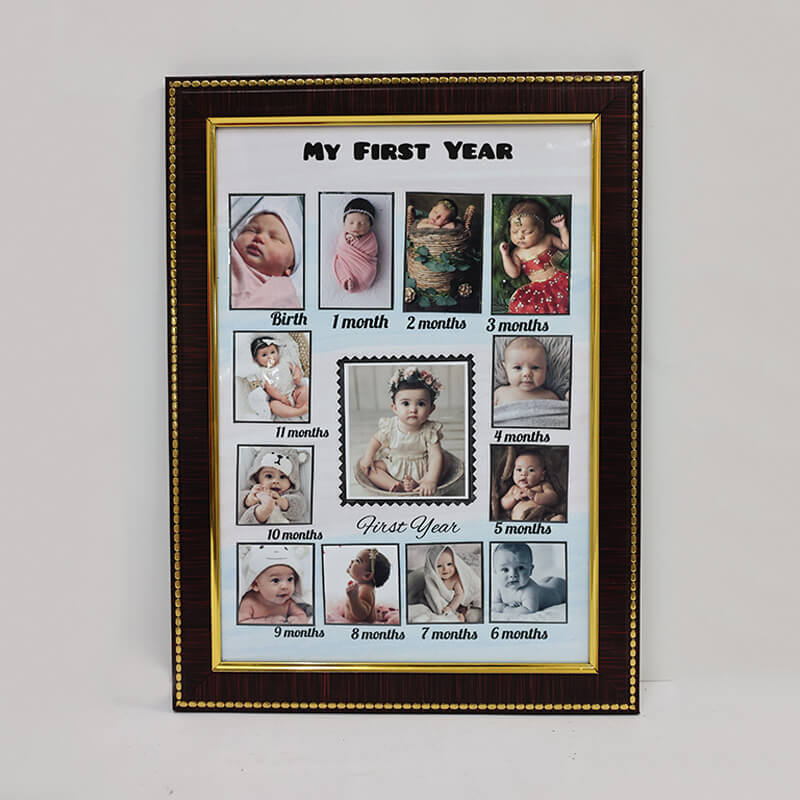 First Year Baby Frame: A Journey of Milestones in Pictures