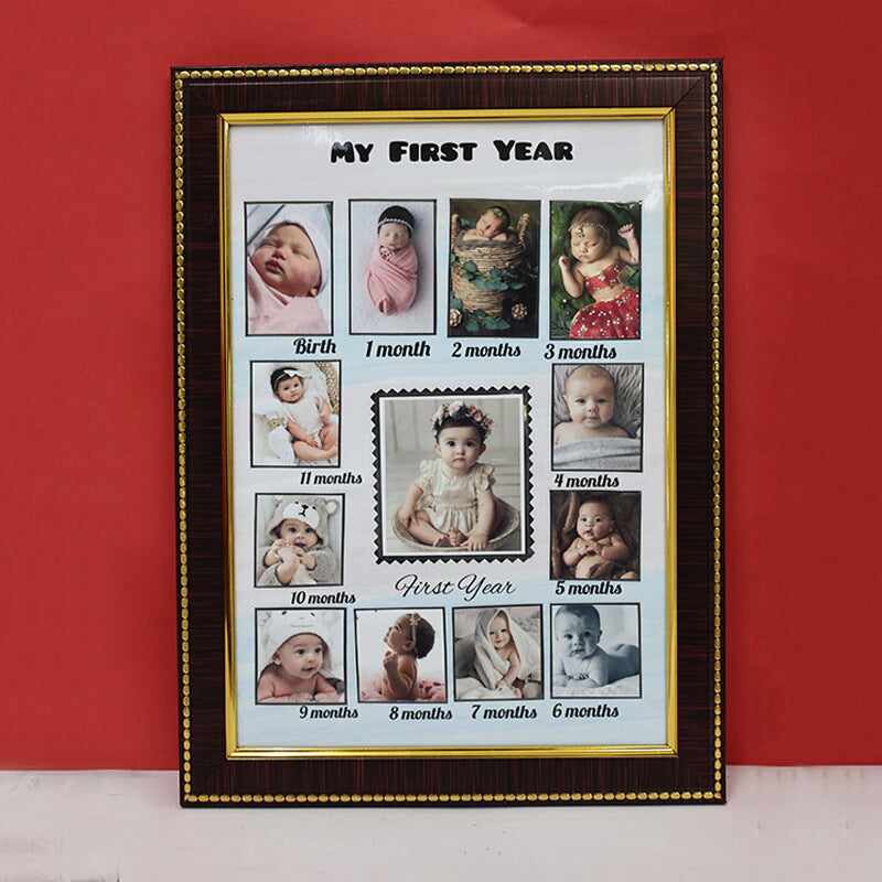 First Year Baby Frame: A Journey of Milestones in Pictures