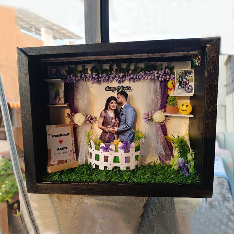 Miniature Frame For Anniversary/Wedding