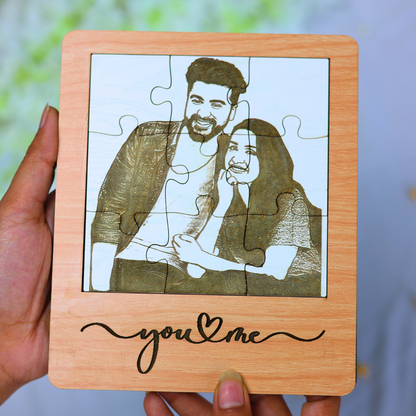 Personlised Wooden Engraved Jigsaw Puzzle