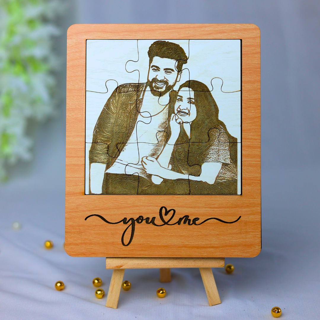 Personlised Wooden Engraved Jigsaw Puzzle
